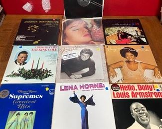 Pointer Sisters Nat King Cole Ray Charles Nancy Wilson Dionne Warwick Louis Armstrong Vinyl