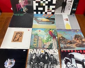 Ramones Talking Heads Private Life Eurythmics TPau Black Vinyl LP