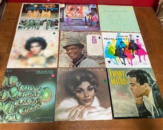 Stevie Wonder Aretha Franklin Diana Ross Johnny Mathis Pearl Bailey Nancy Wilson Vinyl