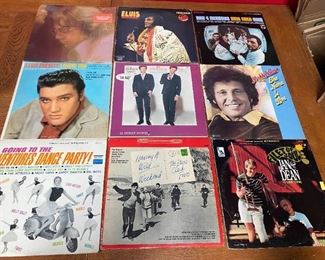 The Everly Brothers Elvis Presley Bobby Vinton Neil Diamond The 4 Seasons Vinyl LP