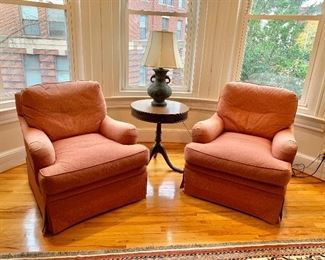 Pair of Schumacher arm chairs