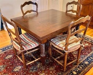 Guido Zichele Italy walnut extendable table 