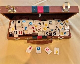 Vintage Rummy game set
