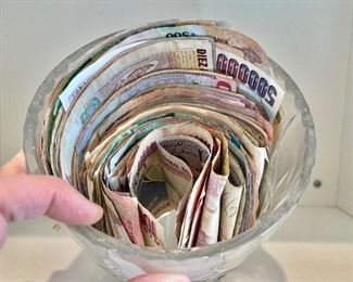 Currency from all over the world 