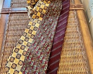 Designer ties, Giorgio Armani, Zegna, Harrods 