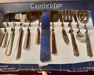 Flatware sets several kinds 