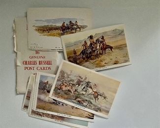Charles Russell post cards 