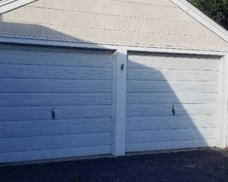 Garage doors - two available