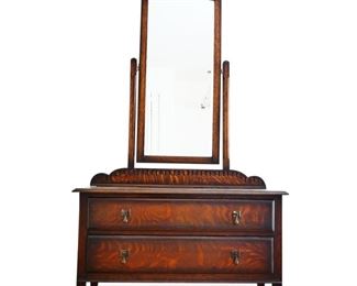 Dresser with Tall Mirror