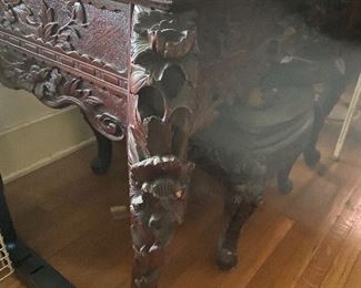 Hand Carved Desk 