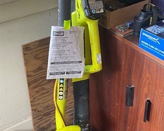 Ryobi Blower and Weed Waker 