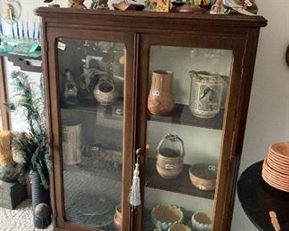 Wonderful smaller glass door cabinet
