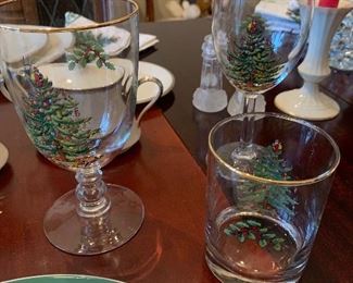 Spode Christmas Tree Glasses