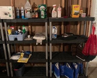 Many Rubbermaid Shelves