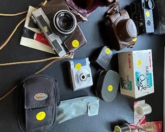 Wonderful Selection of Cameras, Sewing Notions, etc.