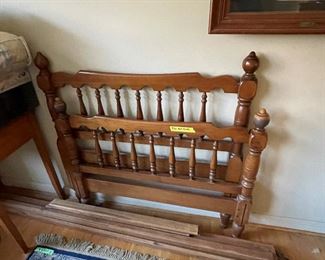 Maple Twin Bed Headboard and Footboard