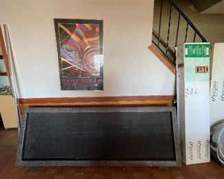 Vintage Bench by George Nelson for HERMAN MILLER, David Kogan Art, Glass-Front Library Book Shelves