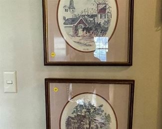 Olde Town Alexandria Prints - Captains' Row