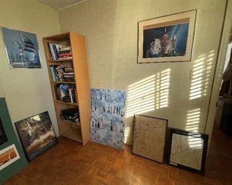 Various Space Posters and Books< Bookshelf