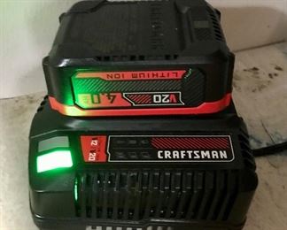 Craftman Battery and Charger 
