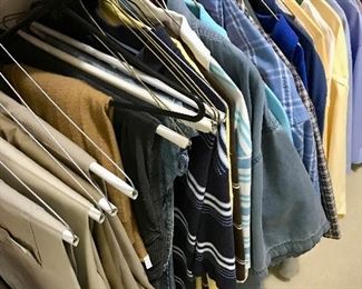 Men's Clothing, Mostly L and XL 