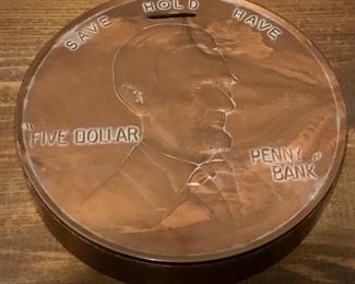 Five Dollar Penny Bank 