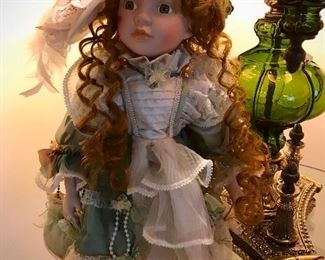 Porcelain Doll Collectible 