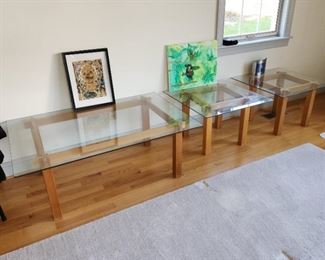 set of 3 coffee/end tables