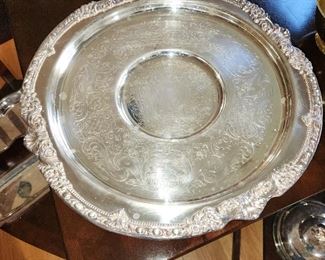 silver plate serving pieces