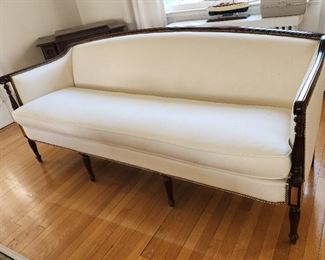 8 leg sofa by Hickory Chair Furniture Co. 77" long