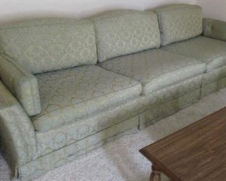 Mid Century Modern Long, Low Sofa