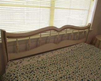 1060's French Provincial Headboard and Full Bed