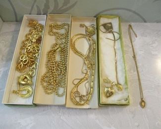 Gold Looking Costume Jewelry