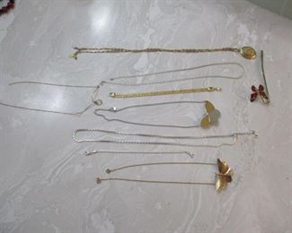 Dainty Silver and Gold Butterfly Necklaces & More!