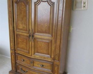 1970's County French Provincial Armoire