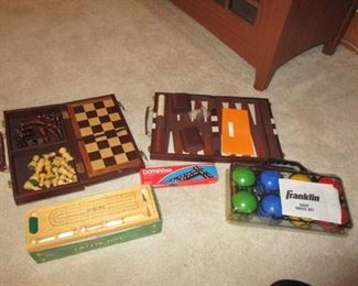 Backgammon, Chess, Dominoes, Bocce+++