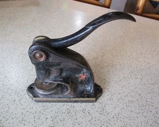 Antique Midlothian National Bank Stamp Seal