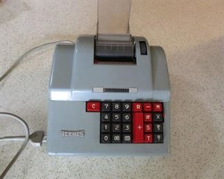 Vintage Hermes Adding Machine