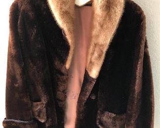 Brown Fur Collared Jacket