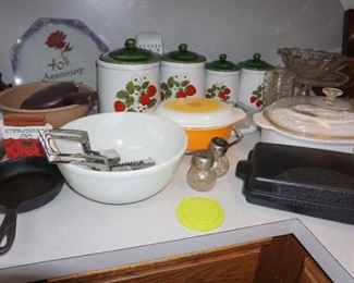 canisters, bowls, casseroles