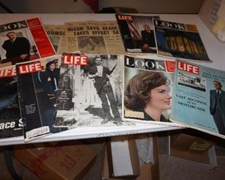 LIFE and LOOK magazines
