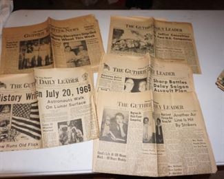 vintage newspapers