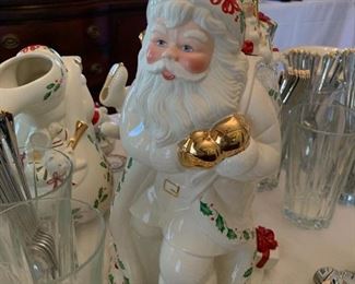 Lenox Santa cookie jar 