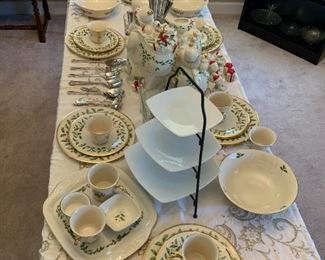 Lenox christmas china 