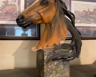 Horse bust 
