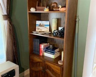 Shelf with storage 