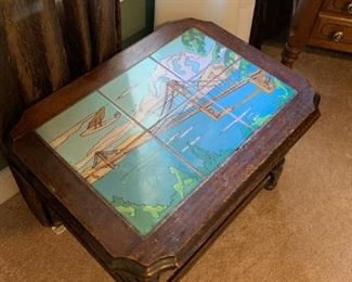 tiletop side table 