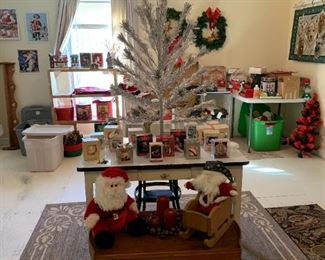 Vintage Tinsel Christmas Tree  