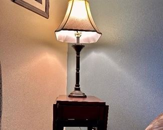 DROP SIDE END TABLE , LAMP