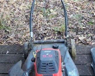 Eager-1 Gas Powered Push Mower With 5.5 HP Engine, 22" Cutting Deck, Forward Power Driving